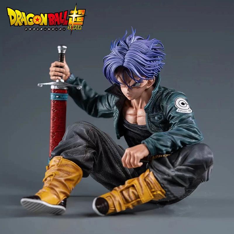 Dragon Ball Trunks Sitting Position Figures