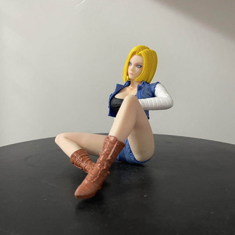 Dragon Ball Android 18 Sitting Position Figure