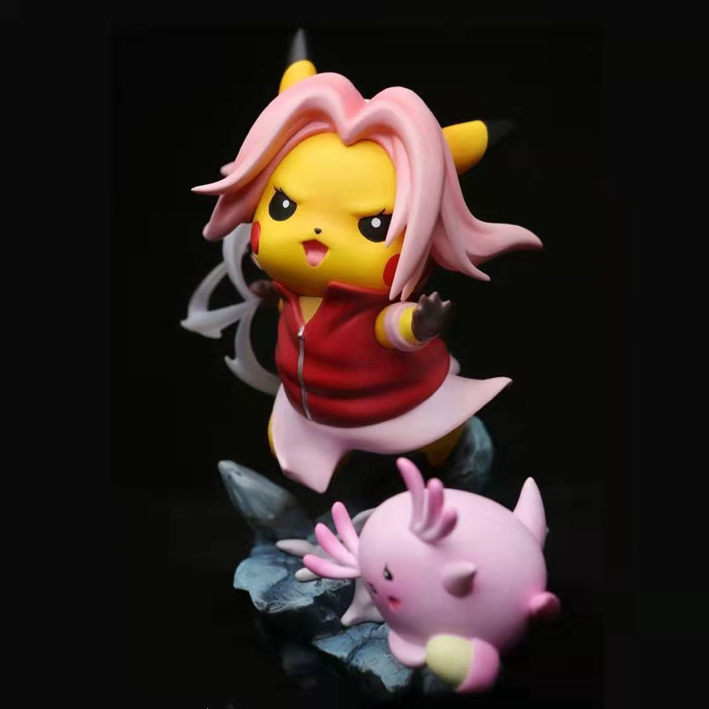 Pokemon Pikachu Cos Naruto Figures