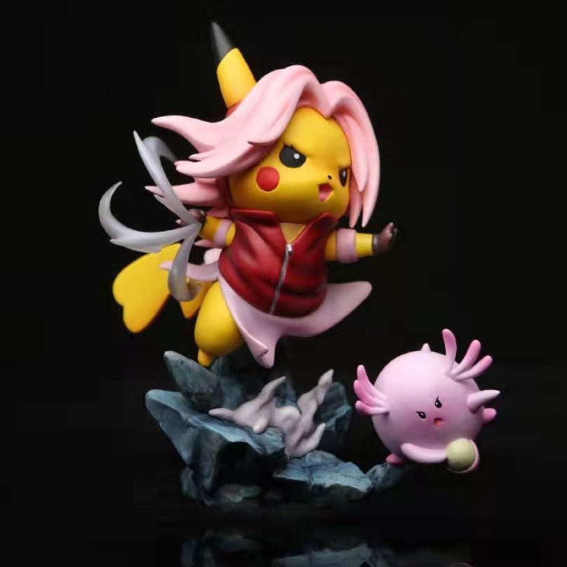 Pokemon Pikachu Cos Naruto Figures