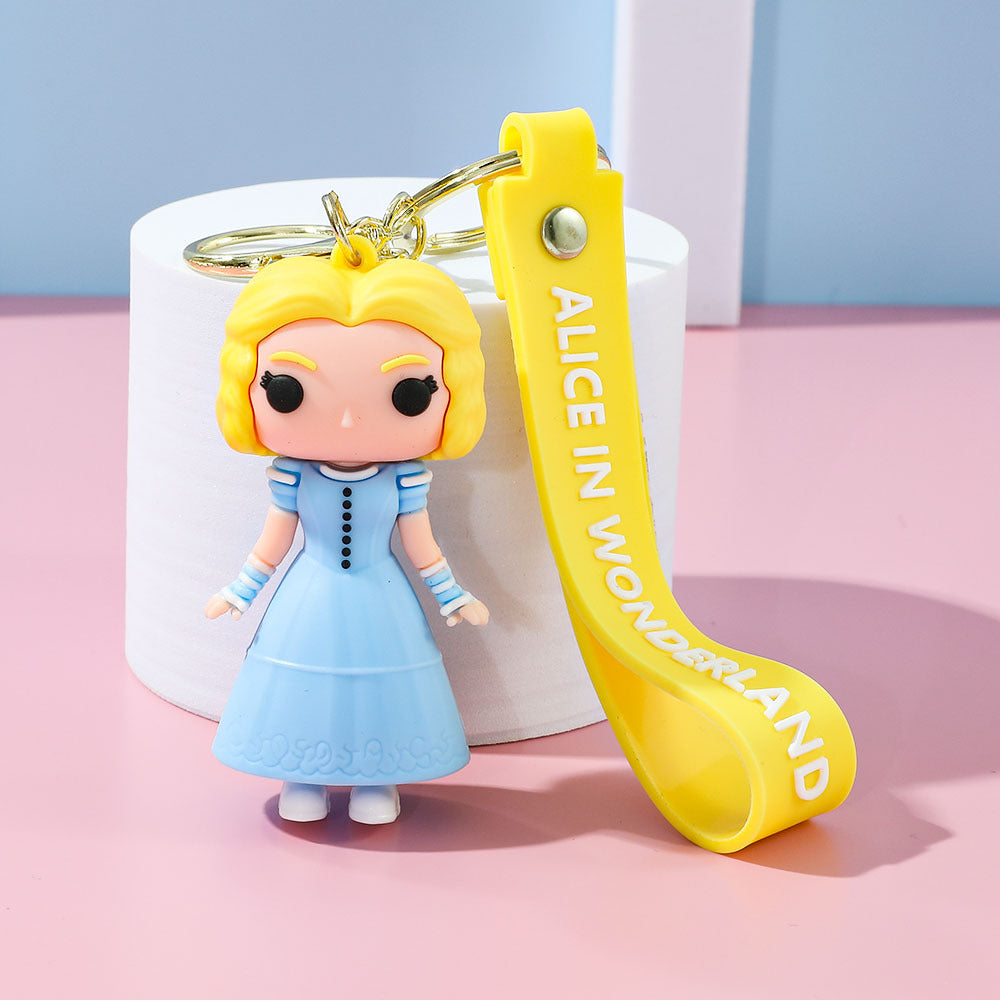 2025 New Alice In Wonderland Cute Keychain
