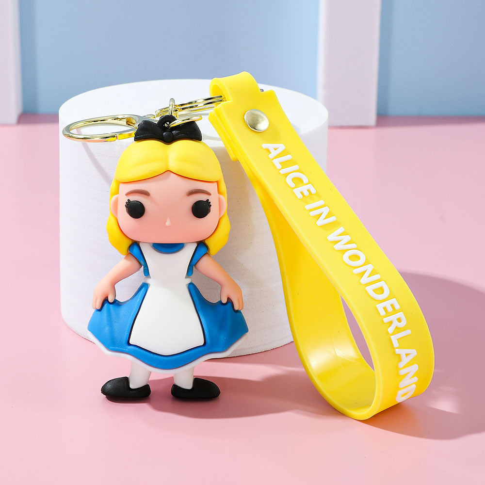 2025 New Alice In Wonderland Cute Keychain