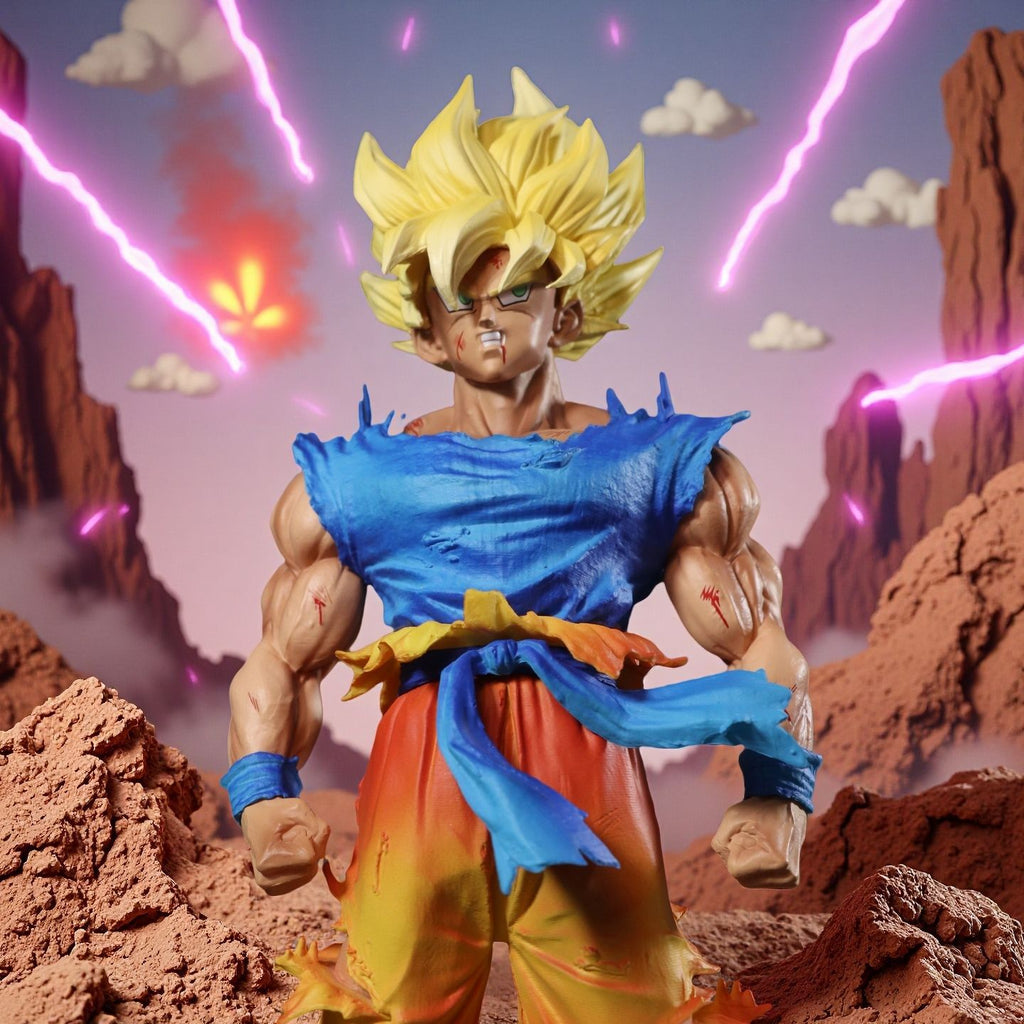 Dragon Ball Z Classic Scenes Son Goku Statue