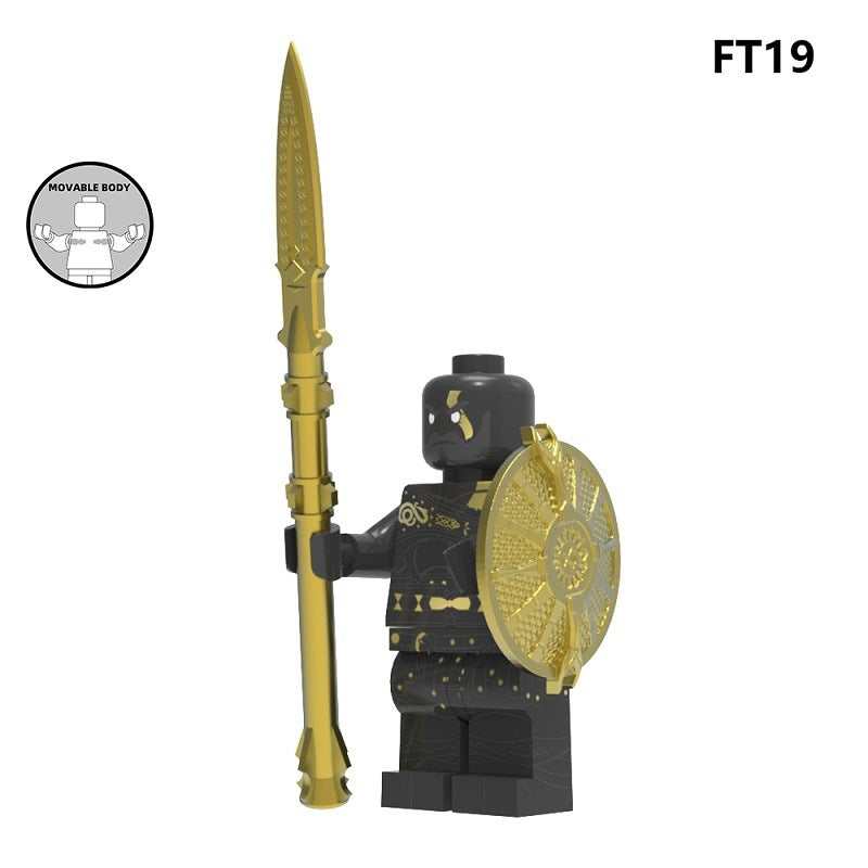 2025 New God Of War Figure Building Blocks