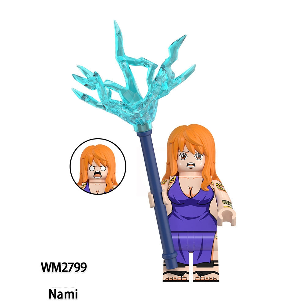 2025 New One Piece Figure Building Blocks