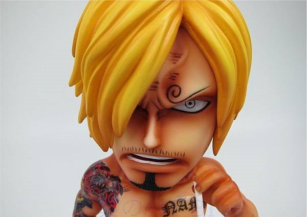 One Piece Straw Hat Pirates Tattoo Cute Figure