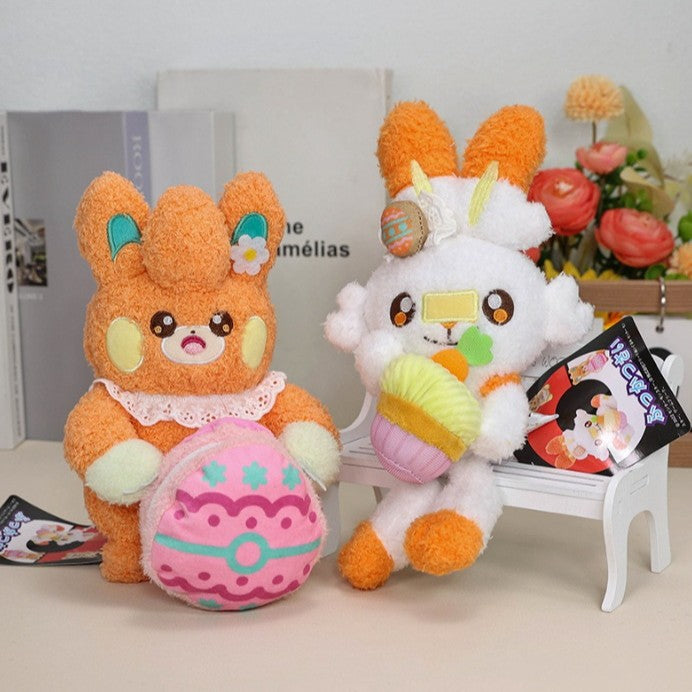Easter Pokemon Scorbunny & Pawmo Plush Toys