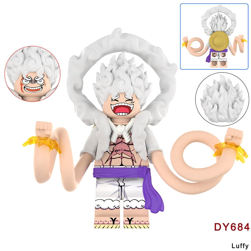 2025 New One Piece Luffy Figure Building Blocks