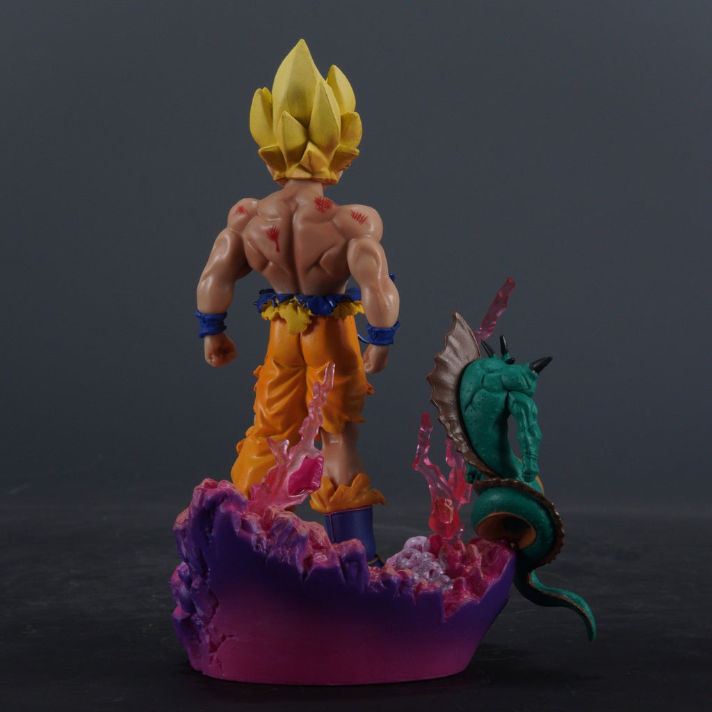 Dragon Ball Z Super Saiyan Son Goku Classic Scene Figure