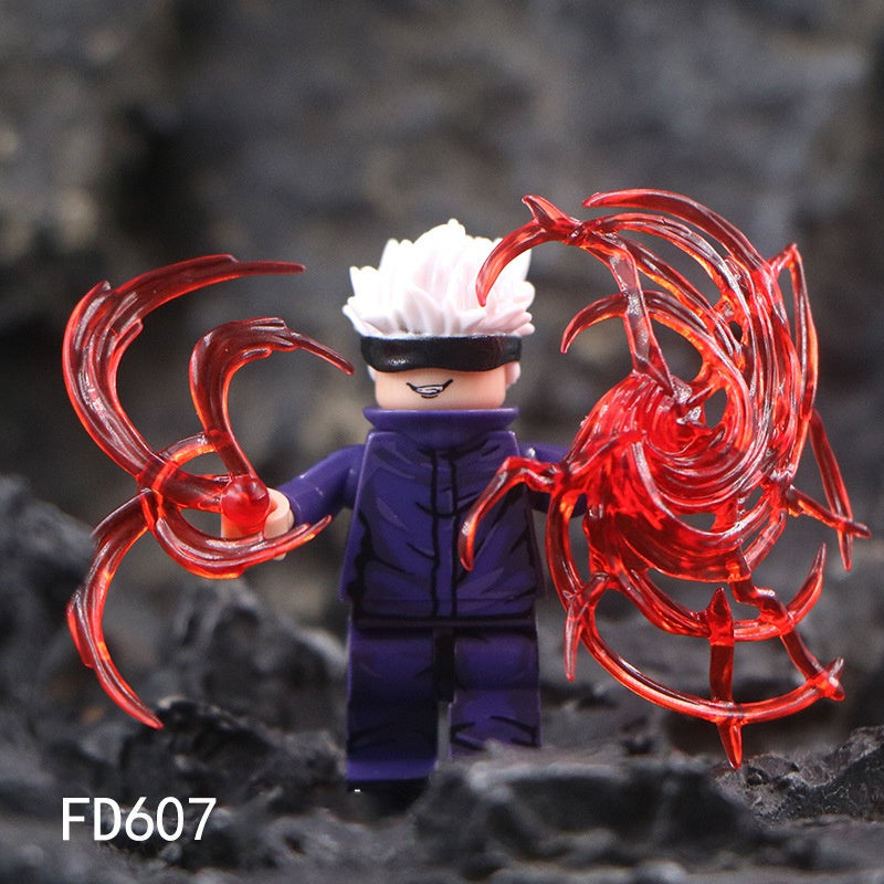 2025 New Jujutsu Kaisen Gojo Satoru Figure Building Blocks