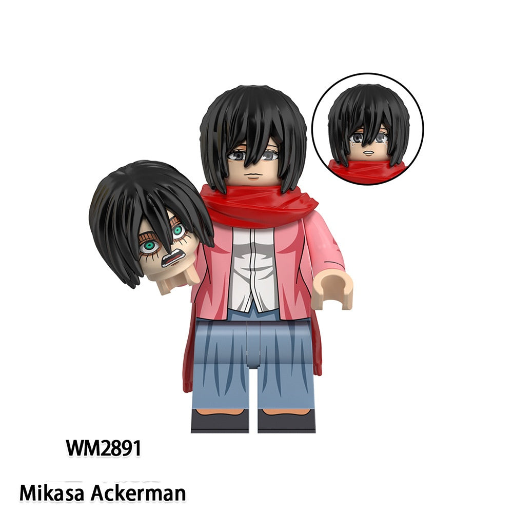 2025 New Attack On Titan Figure Building Blocks