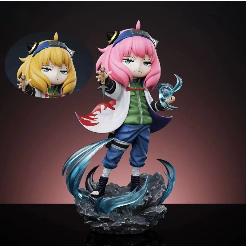 Spy x Family Anya Forger Cos Minato Namikaze Cute Statue