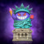Pokemon Gengar Cos Statue of Liberty Cute Figure