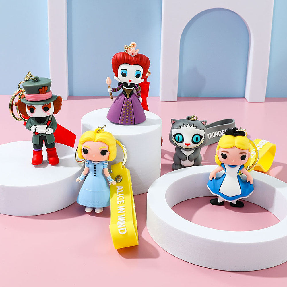 2025 New Alice In Wonderland Cute Keychain