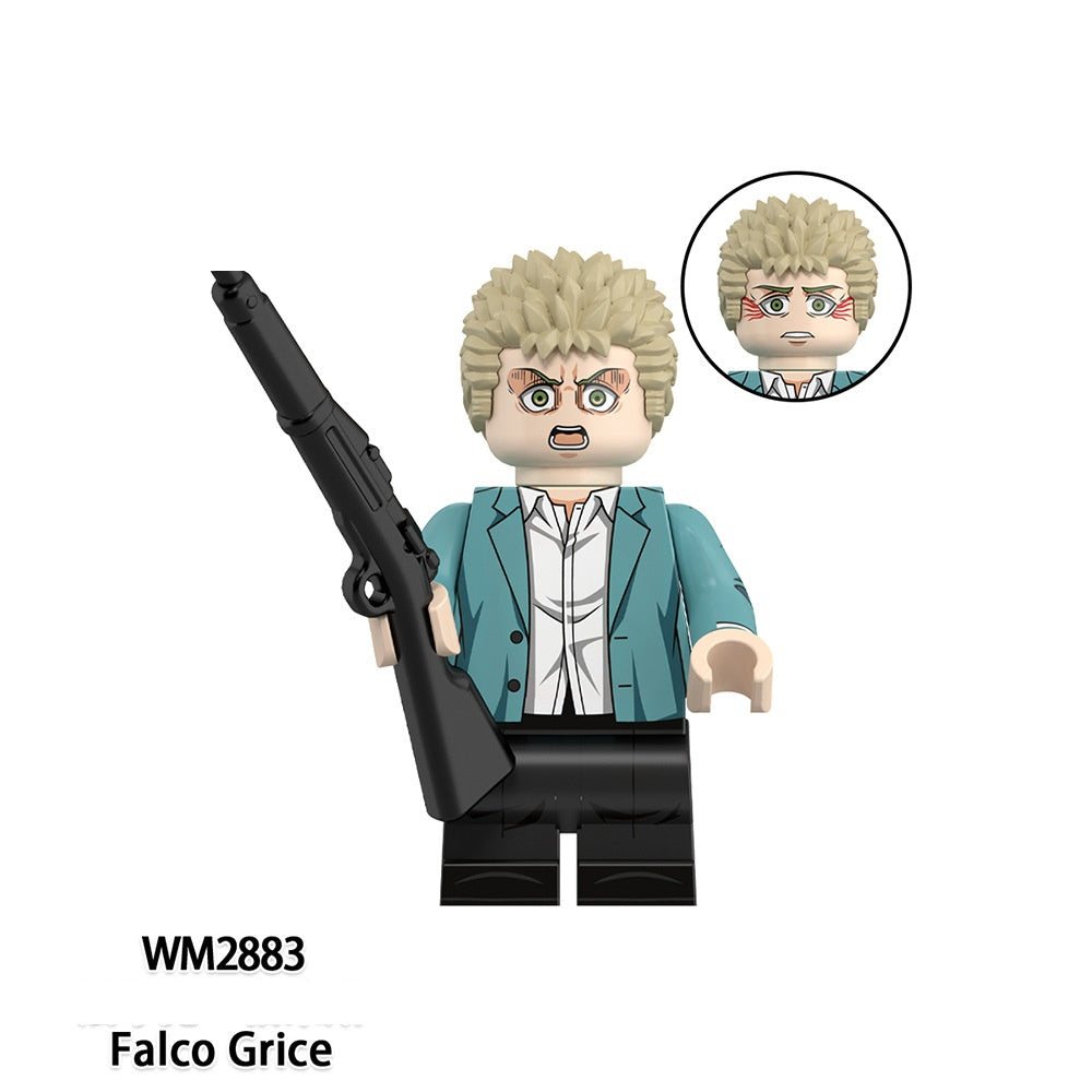 2025 New Attack On Titan Figure Building Blocks