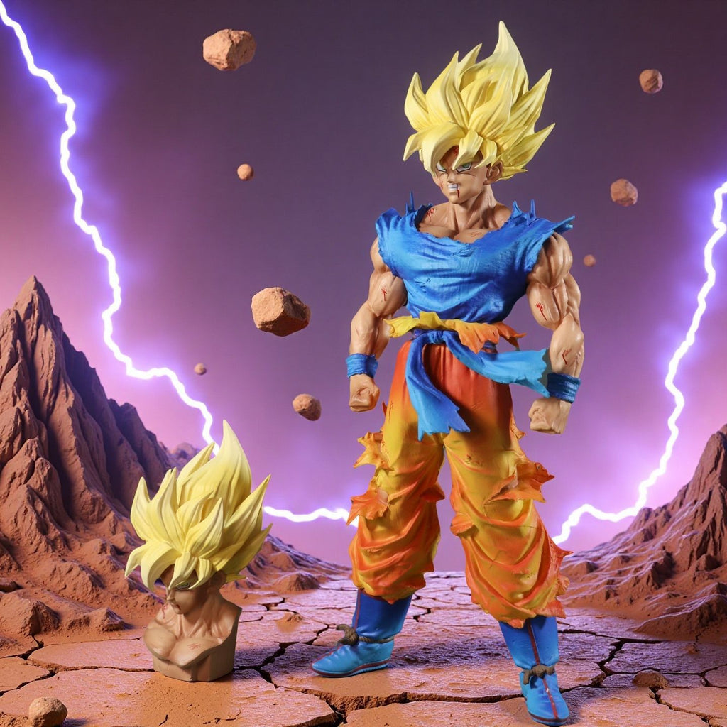 Dragon Ball Z Classic Scenes Son Goku Statue