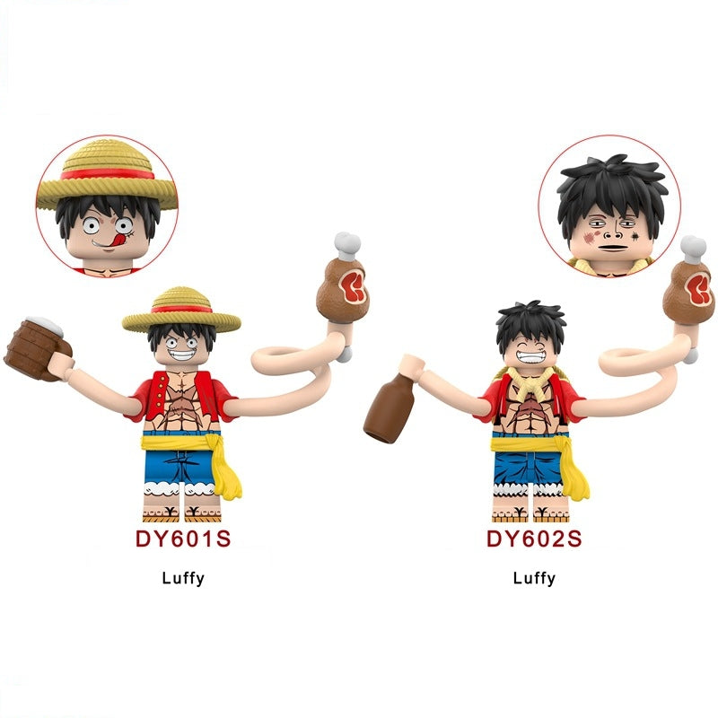 2025 New One Piece Luffy Figure Building Blocks
