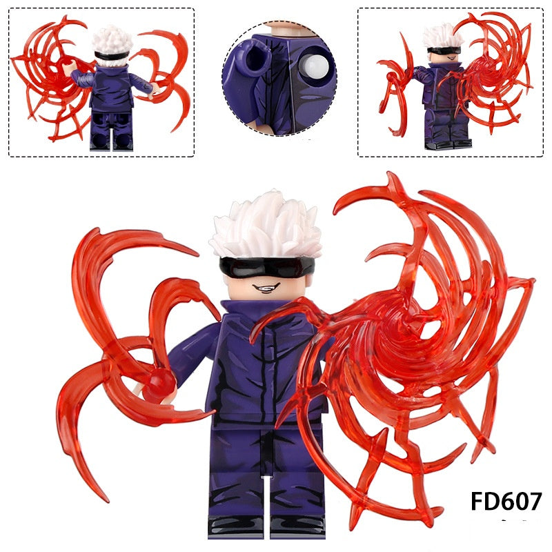 2025 New Jujutsu Kaisen Gojo Satoru Figure Building Blocks
