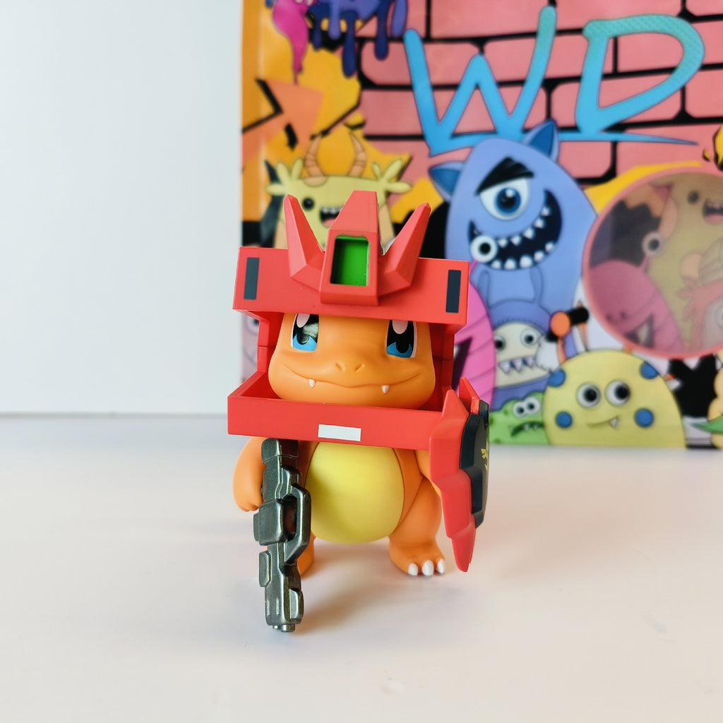 2025 New Pokemon Cos Gundam Cute Ornaments