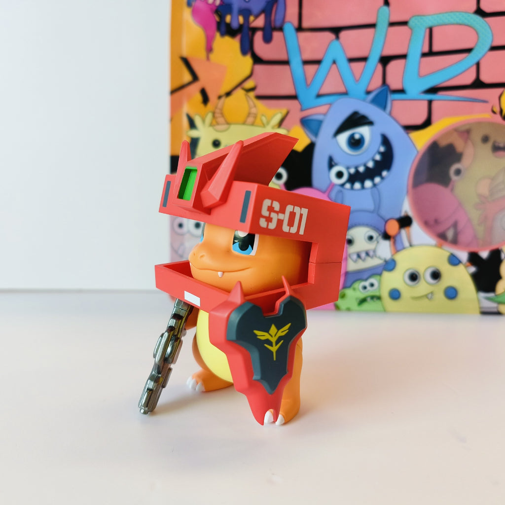 2025 New Pokemon Cos Gundam Cute Ornaments