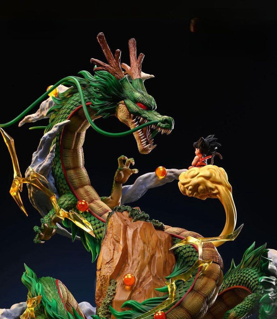 Dragon Ball Childhood Memory Shenron & Goku Resin Statue