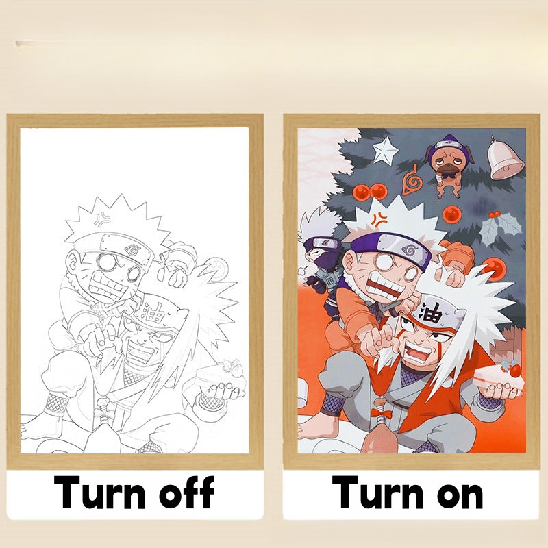 Naruto Memorial Light Painting