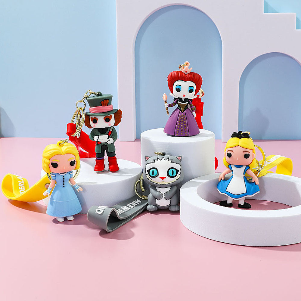 2025 New Alice In Wonderland Cute Keychain