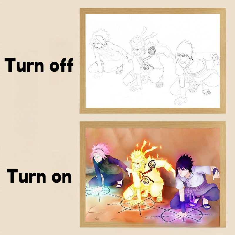 Naruto Memorial Light Painting