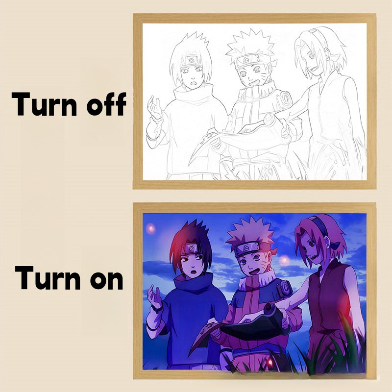 Naruto Memorial Light Painting