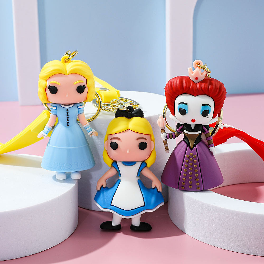 2025 New Alice In Wonderland Cute Keychain
