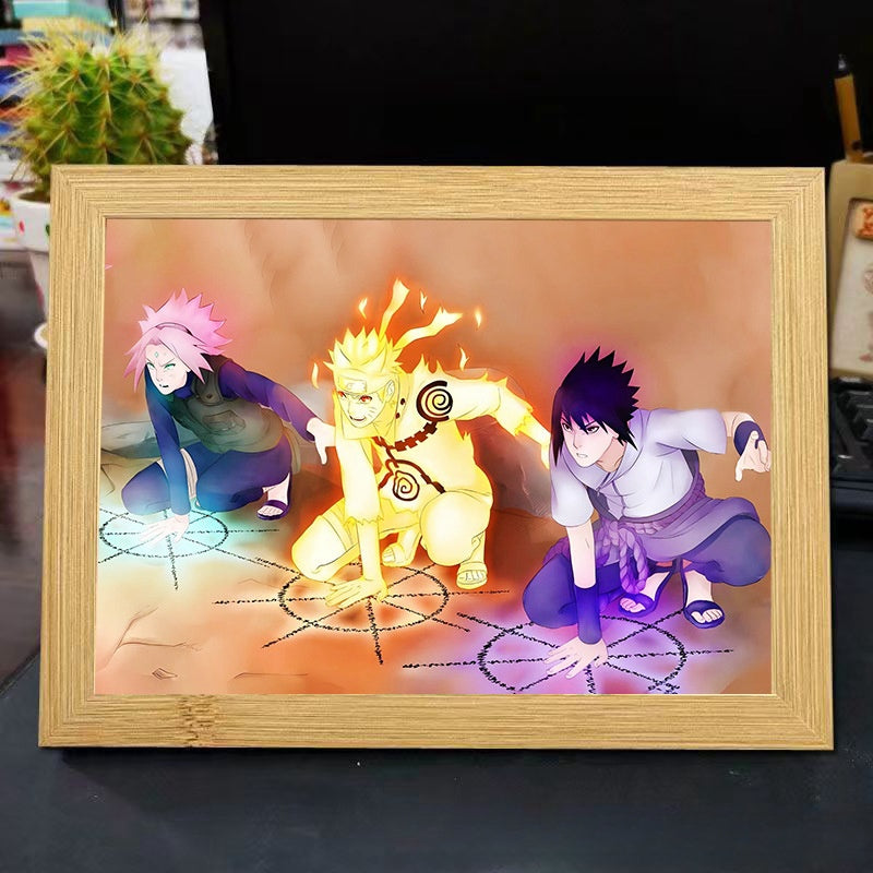 Naruto Memorial Light Painting