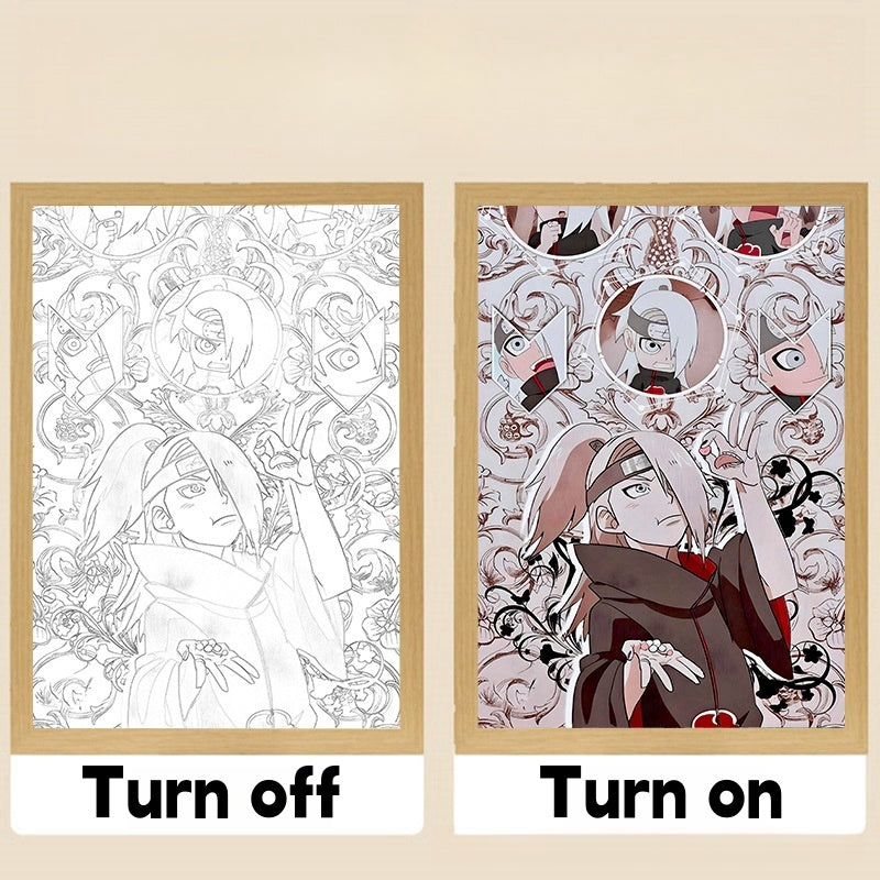 Naruto Memorial Light Painting