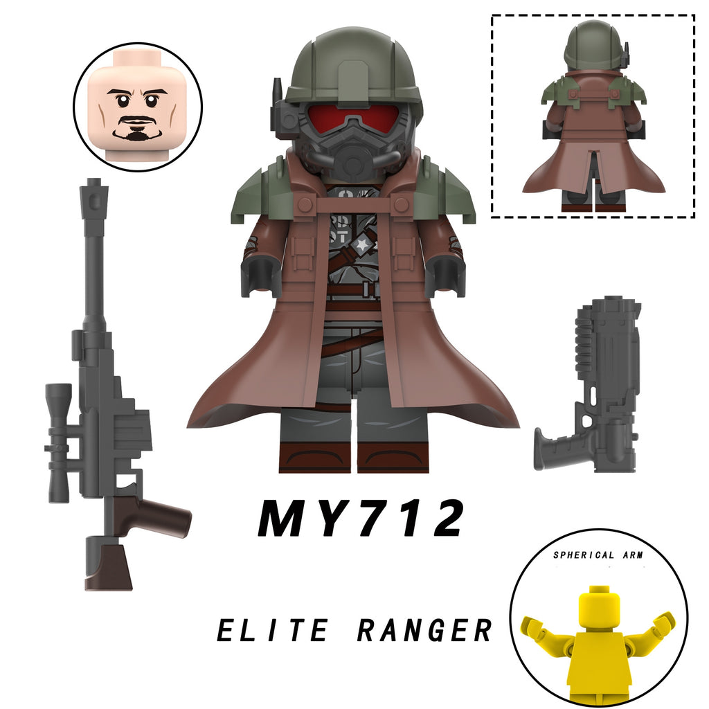 2025 New Fallout Rangers Figure Building Blocks
