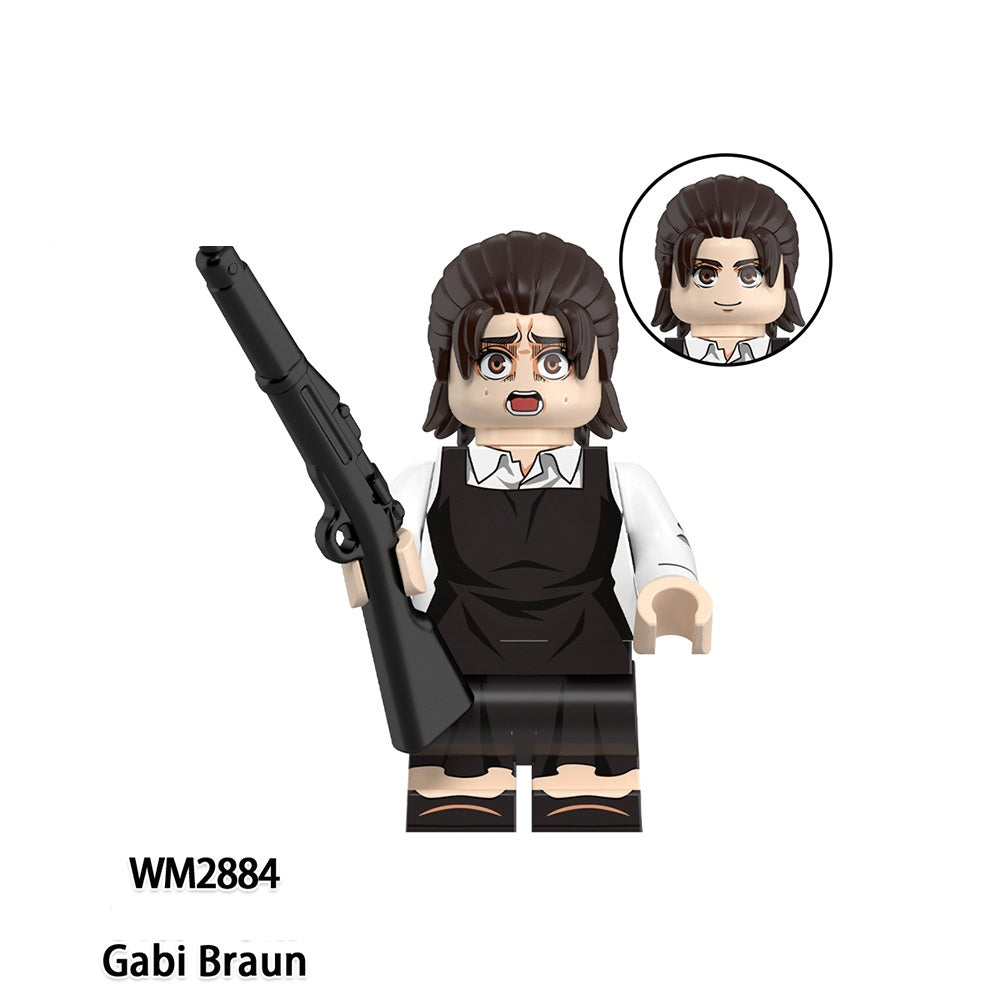 2025 New Attack On Titan Figure Building Blocks