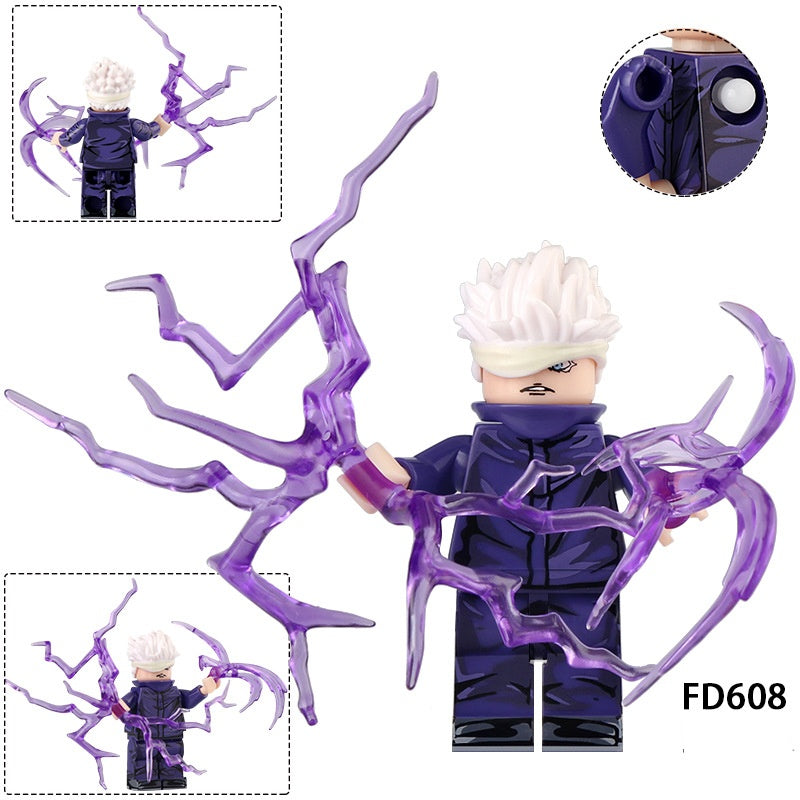 2025 New Jujutsu Kaisen Gojo Satoru Figure Building Blocks