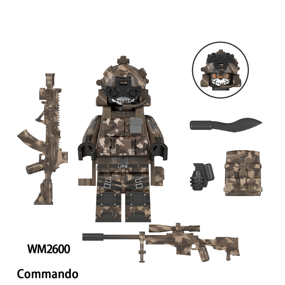 2025 New Military Soldier Series Figure Building Blocks