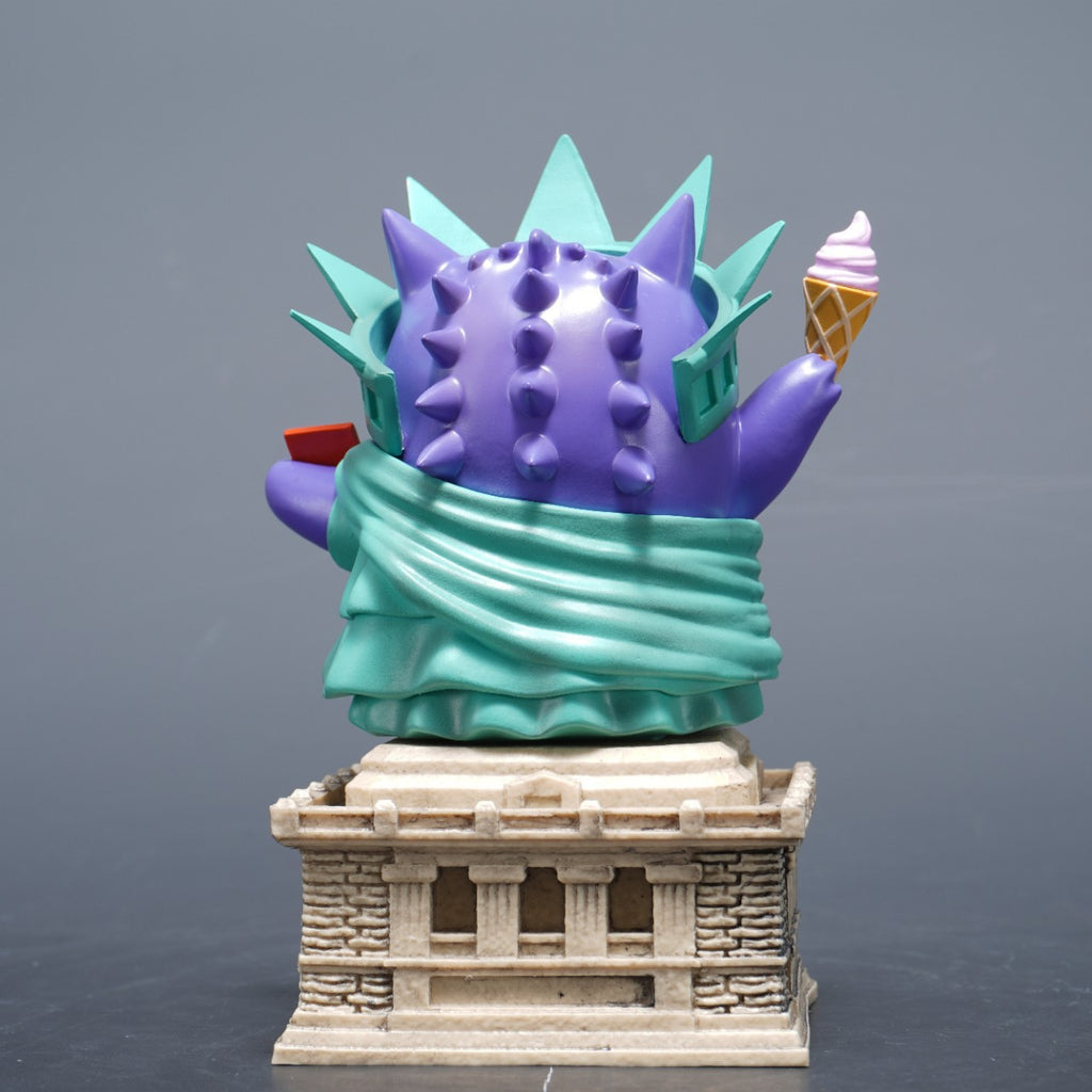 Pokemon Gengar Cos Statue of Liberty Cute Figure