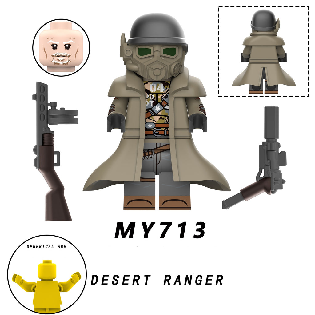 2025 New Fallout Rangers Figure Building Blocks