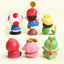 Crayon Shin-chan Cos Super Mario Cute Ornaments 6pcs