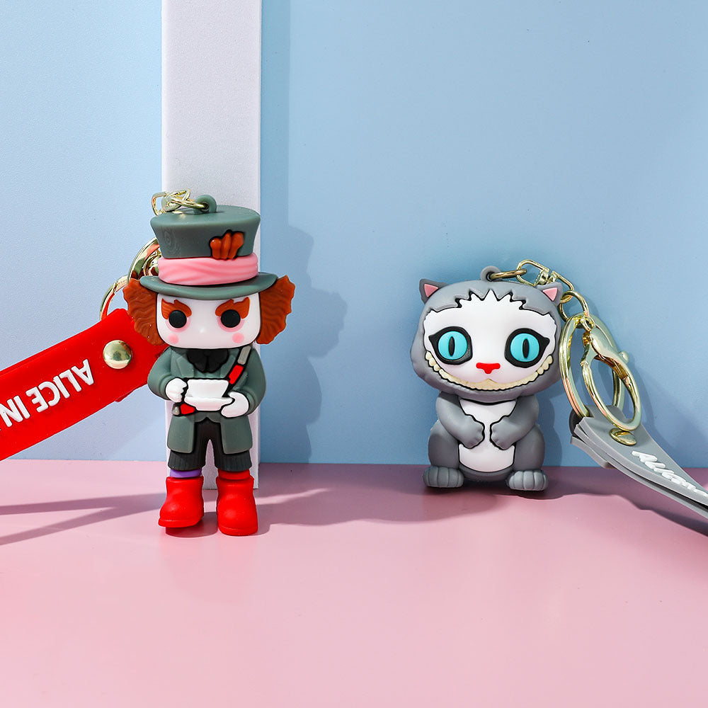 2025 New Alice In Wonderland Cute Keychain