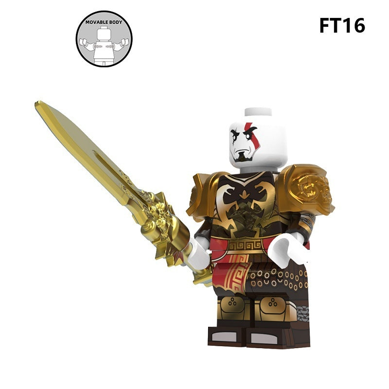 2025 New God Of War Figure Building Blocks