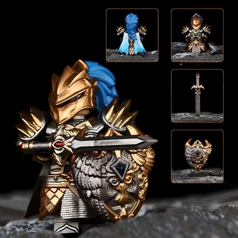 Middle Ages Knights of the Round Table Figure Building Blocks