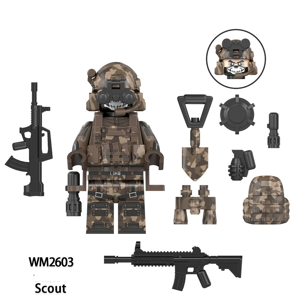 2025 New Military Soldier Series Figure Building Blocks