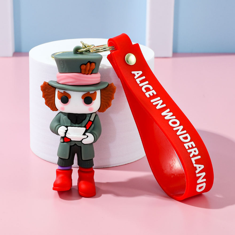 2025 New Alice In Wonderland Cute Keychain