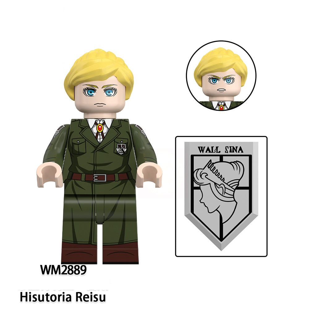 2025 New Attack On Titan Figure Building Blocks