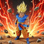 Dragon Ball Z Classic Scenes Son Goku Statue