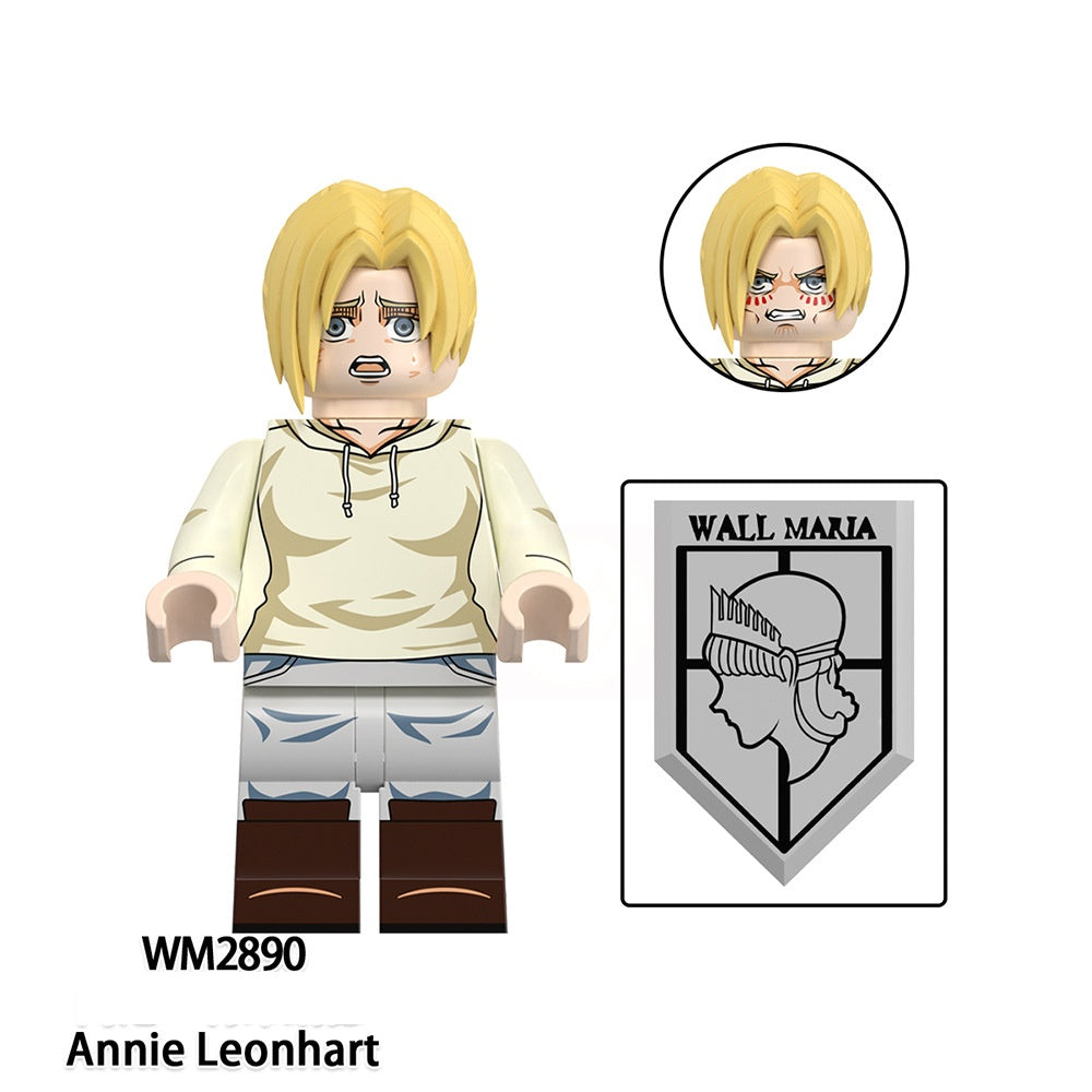 2025 New Attack On Titan Figure Building Blocks
