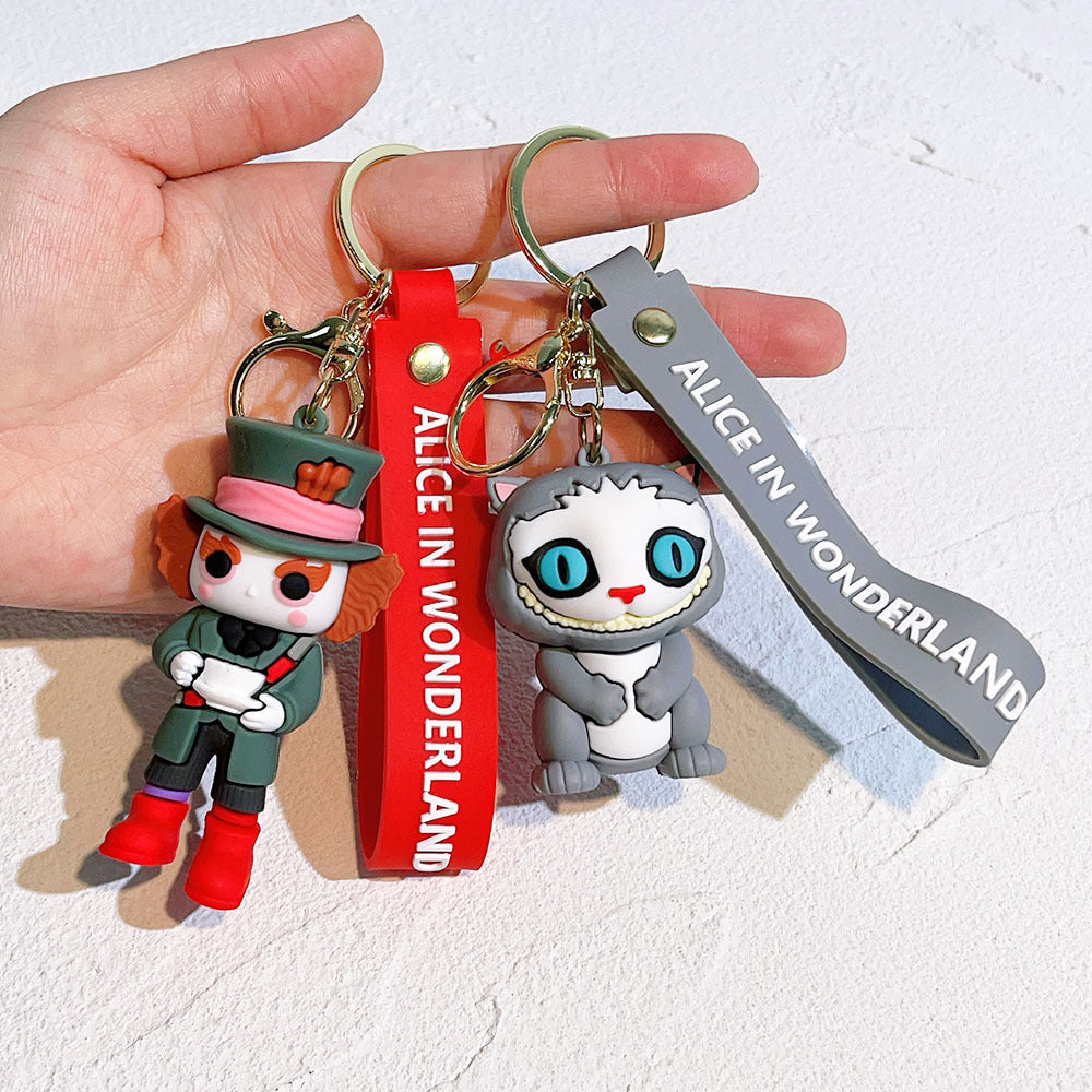 2025 New Alice In Wonderland Cute Keychain
