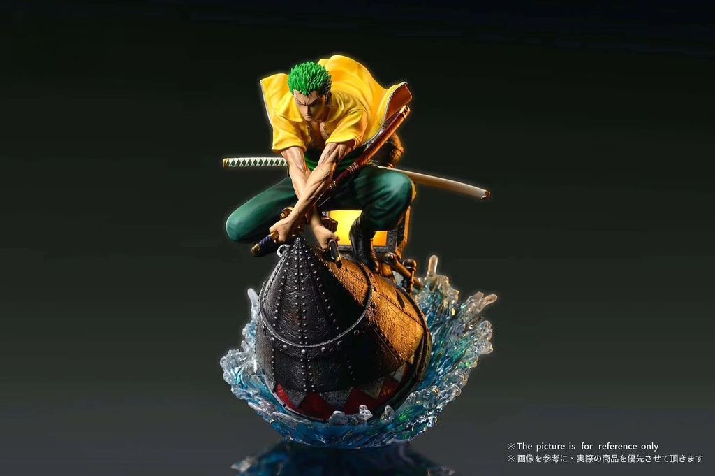 One Piece Twin Swords Lai Rashomon Zoro Statue