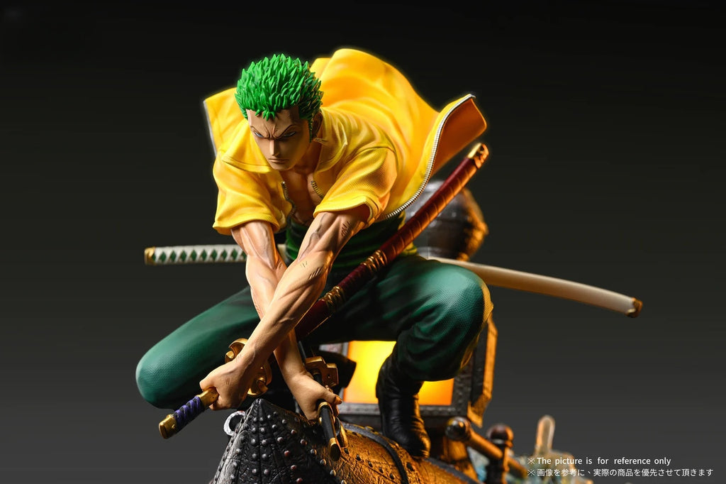 One Piece Twin Swords Lai Rashomon Zoro Statue
